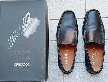 Scarpe Geox uomo nere in pelle N° 39 usate c nuove