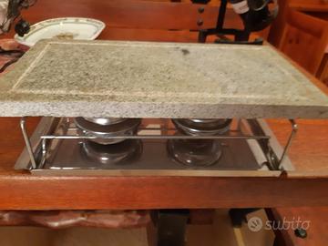 grill con pietra ollare 