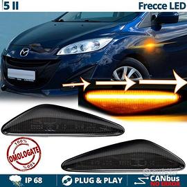 Frecce LED Dinamiche Laterali per Mazda 5 CW Nere