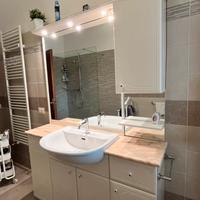 Mobile da Bagno con topper in marmo rosa