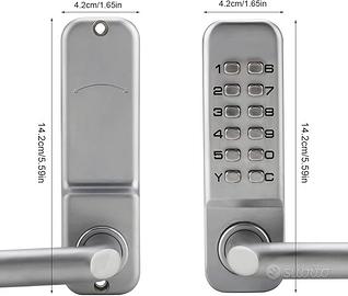 Serratura con password meccanica