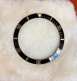 Lunetta Rolex Submariner colore nero/oro