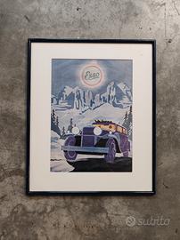 Quadro pubblicitario Vintage Esso
