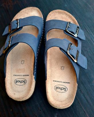 ciabatte da donna Scholl blu navy 