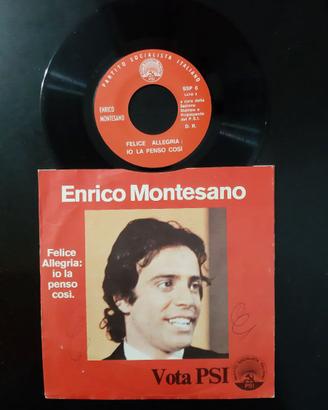 45 GIRI VINILE ENRICO MONTESANO / EQUIPE 84