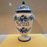 Vaso vintage da erboristeria/farmacia 