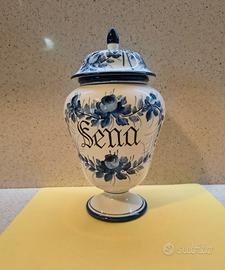 Vaso vintage da erboristeria/farmacia 