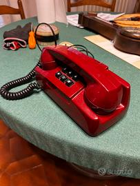Telefono vintage Starlite rosso bordeaux