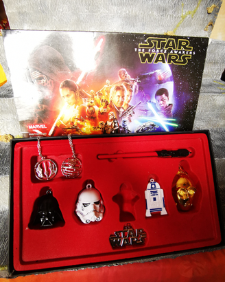 Set star wars non completo ciondoli portachiavi