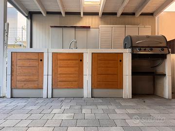 Cucina da esterno con barbecue Sunday MCZ