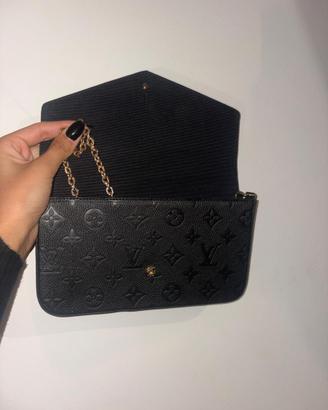 Borsa nera da donna con tracolla
