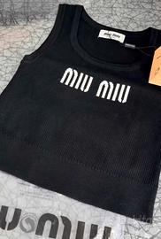 Top Miu Miu nero