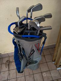 set mazze da golf con sacca