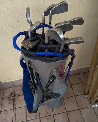 set mazze da golf con sacca