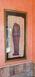 dipinto originale su papiro egiziano