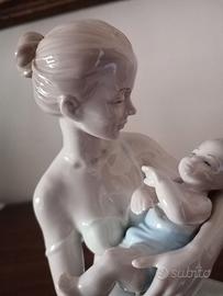 Statua Morena Madre con bambino