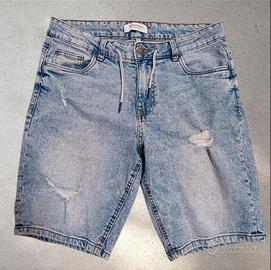 jeans pantaloni corti 