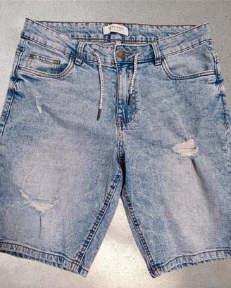 jeans pantaloni corti 
