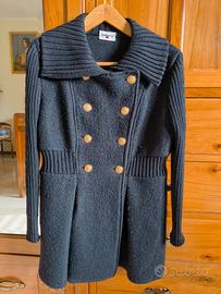 Cappotto donna di lana sfoderato, a doppio petto