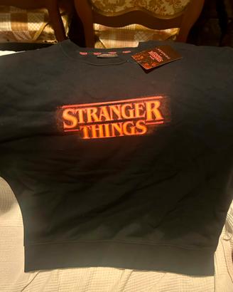 Felpa Stranger Things nuova colore nero unisex