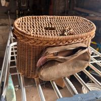 Cesto in vimini pesca