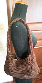 borsa handmade marrone