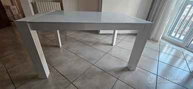Tavolo allungabile bianco 140x90x75cm