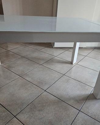 Tavolo allungabile bianco 140x90x75cm