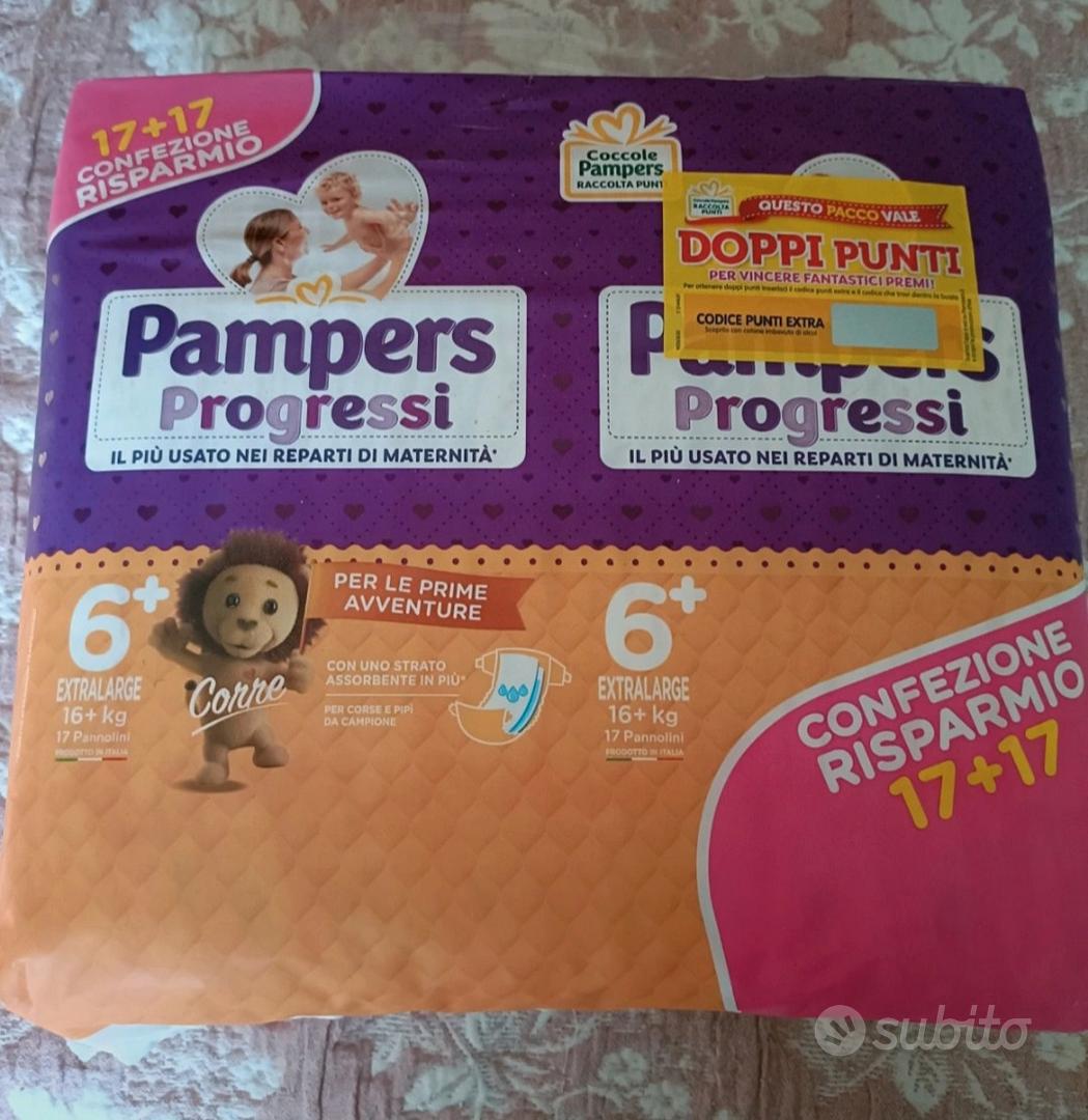pannolini Pampers progressi 6+ pacco doppio - Tutto per i bambini