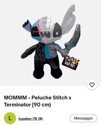 Peluche Stitch terminator