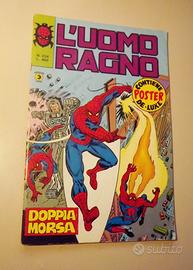 Uomo ragno 234 corno con poster