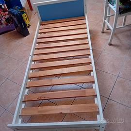 LETTO IKEA BAMBINI COMPRESO DI DOGHE E MATERASSO