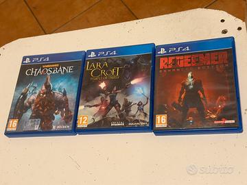 Warhammer chaosbane + redeemer + lara croft