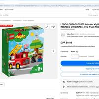 Lego Duplo 10901 Auto dei Vigili del Fuoco