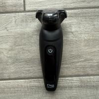 Rasoio lame rotanti + regola basette incorporato