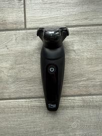 Rasoio lame rotanti + regola basette incorporato