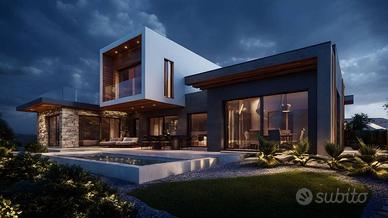 Villa di 155 m² con 5 locali e box auto doppio a Q