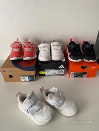 Nike Adidas scarpe bimba