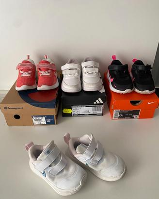 Nike Adidas scarpe bimba
