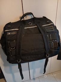 borsa da moto in cordura nera  antipiogg seminuova