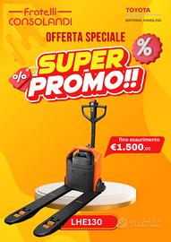 transpallet TOYOTA LHE130 con batteria al litio