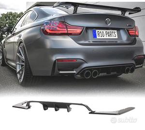 DIFUSORE BMW M3 F80 M4 F82 F83 NERO LUCIDO M PERFO