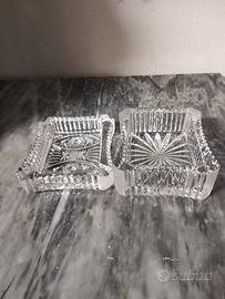 Posacenere cristallo decorato con base x sigarette