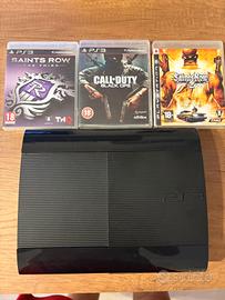 PS3 SLIM con 3 giochi 