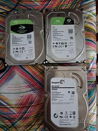 3 Sata Hard Disks  Seagate 2Tb