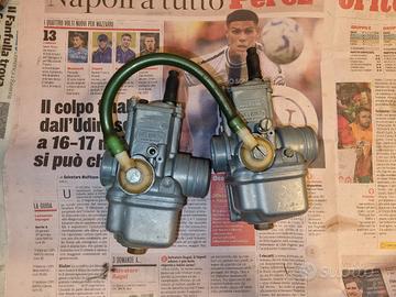 Coppia Carburatori Moto Dell'orto da 22 VHBZ 22 F