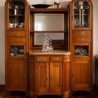Elegante vetrina liberty primi 900