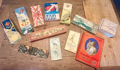 Scatole di cartone da collezione d’epoca