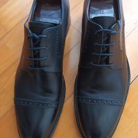 SCARPE UOMO ELEGANTI PELLE NERA
