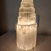 lampada in vetro da comodino